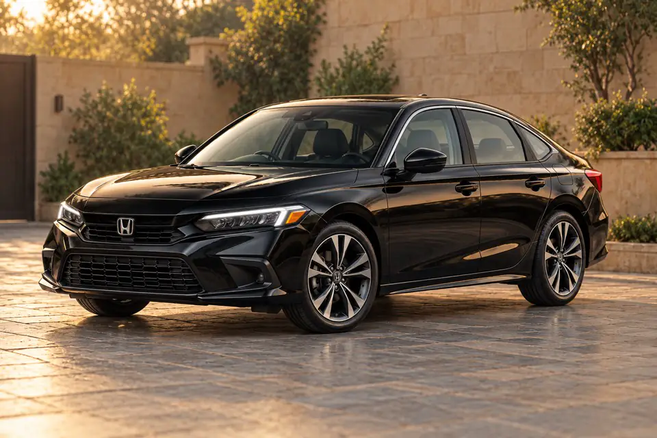 Black Honda Civic