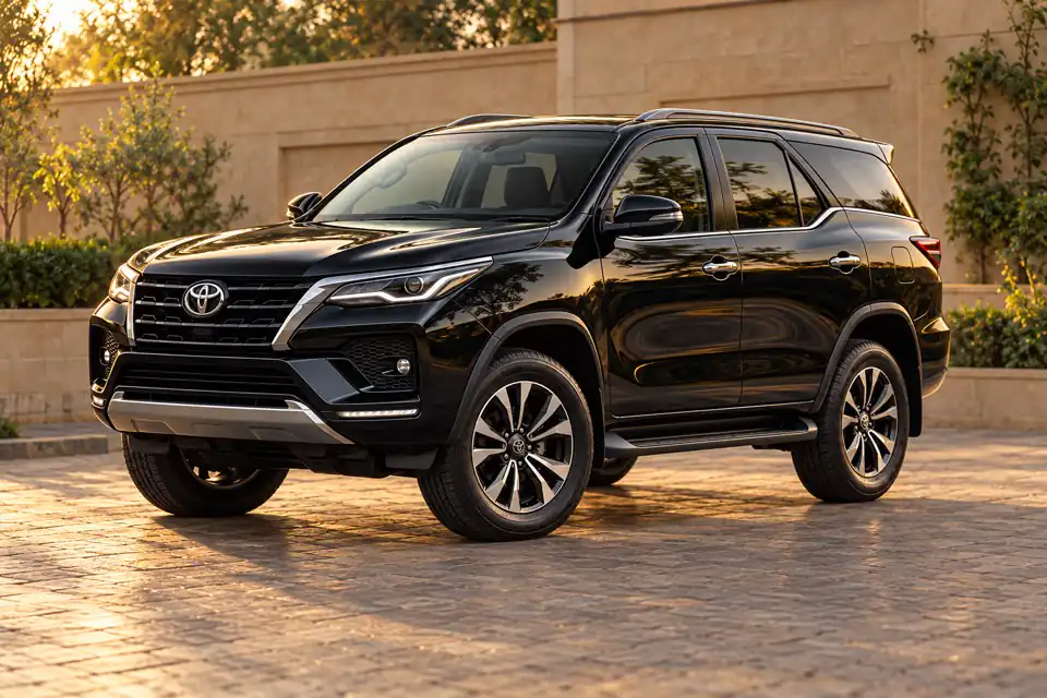 Black Toyota Fortuner