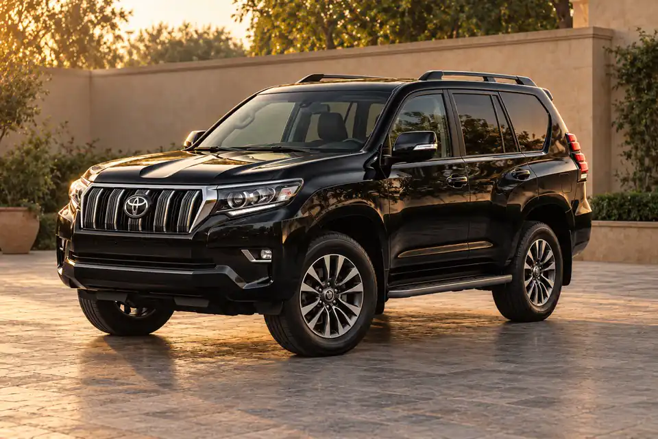 Black Toyota Prado